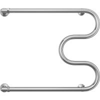 Водяной полотенцесушитель Terminus М-образный (1) 600х700 4620768881220 Хром, боковое подключение, G 1" НР — фото 2, Водяные полотенцесушители