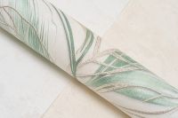 Обои Артекс Хлоя 10708-03 Винил на флизелине (1,06*10,05) Зеленый/Бежевый, Листья — фото 7, Обои для стен