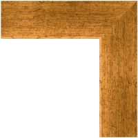 Зеркало Evoform Definite 134х74 BY 0753 в багетной раме - Травленое золото 59 мм — фото 3, Мебель для ванной