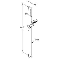 Товар: Душевой гарнитур Kludi Dive 6893005-00 Хром - фото 2 Душевой гарнитур Kludi Dive 6893005-00 Хром — фото 2, Душевое оборудование. Душевая программа
