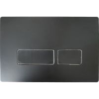 Клавиша смыва Ceruttispa CR02BK Черная матовая — фото 1, Кнопки смыва