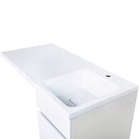 Раковина Orange 100 R ST-100RAR с местом под стиральную машину Белая — фото 3, Раковины на стиральную машину