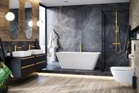 Душевая система Excellent Pi Rain AREX.1281GL Золото — фото 3, Душевое оборудование. Душевая программа