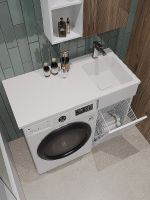 Товар: Тумба под раковину Orange Sistema 100 ST-40TUW Белая глянцевая - фото 5 Тумба под раковину Orange Sistema 100 ST-40TUW Белая глянцевая — фото 5, Тумбы под раковину