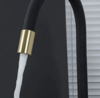 Смеситель для кухни Gappo G4398-33 Золотой сатин Черный — фото 10, Смесители для кухни