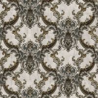 Обои Emiliana Parati Valentin Yudashkin 5 86061 Винил на флизелине (1,06*10,05) Серый/Коричневый, Дамаск — фото 1, Обои для стен