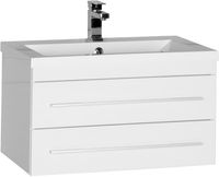 Тумба под раковину Aquanet Нота 75 171487 подвесная Белая — фото 1, Мебель для ванной