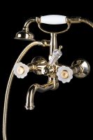Товар: Смеситель для ванны Boheme Camelia 293 Золото - фото 2 Смеситель для ванны Boheme Camelia 293 Золото — фото 2, Смесители