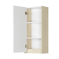 Подвесной шкаф Aquaton Сканди 35 1A255003SDB20 Белый Дуб верона — фото 2, Шкафы для ванной