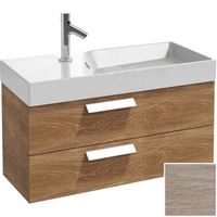 Тумба под раковину Jacob Delafon Rythmik 100 EB1304-E10 подвесная Квебекский дуб — фото 1, Тумбы под раковину