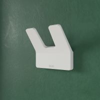 Двойной крючок Iddis Slide SLIWT20i41 Белый матовый — фото 2, Крючки для полотенец