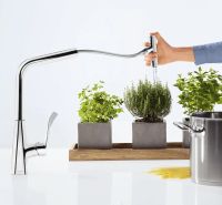 Товар: Смеситель для кухни Hansgrohe Metris Select 14884000 Хром - фото 4 Смеситель для кухни Hansgrohe Metris Select 14884000 Хром — фото 4, Смесители для кухни