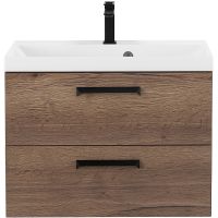 Тумба под раковину BelBagno Aurora 70 AURORA-700-2C-SO-RT подвесная Rovere Tabacco — фото 1, Тумбы под раковину