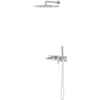 Душевая система Teska Life Pro AS3160 Хром — фото 1, Встраиваемые душевые комплекты