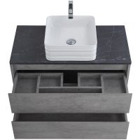 Тумба под раковину BelBagno Kraft 100 KRAFT-1000-2C-SO-CG подвесная Cemento Grigio — фото 20, Тумбы под раковину