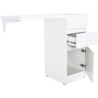 Тумба с раковиной Orange Sistema 100 R ST-40TUW+RAR Белая глянцевая — фото 10, Тумбы с раковиной