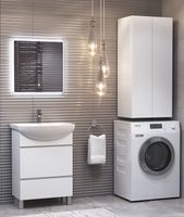 Подвесной шкаф Vigo Wing 50 sh.WIN.50.2Dбелый Белый — фото 5, Шкафы для ванной