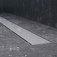 Душевой лоток AM.PM PrimeFlow 90 с решеткой Хром матовый / под плитку Tile арт-W02SC-U11-090-04SB — фото 9, Душевые лотки