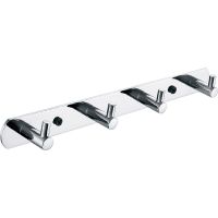 Крючки для полотенец Fixsen Hotel FX-31005-4 Хром — фото 1, Крючки для полотенец