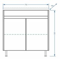Товар: Тумба под раковину Stella Polar Фаворита 80 SP-00000164 Белая - фото 4 Тумба под раковину Stella Polar Фаворита 80 SP-00000164 Белая — фото 4, Тумбы под раковину