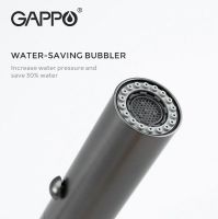 Товар: Смеситель для кухни Gappo G4398-51 Графит Черный - фото 6 Смеситель для кухни Gappo G4398-51 Графит Черный — фото 6, Смесители для кухни