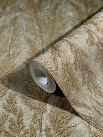 Обои Marburg Natural Opulence Винил на флизелине (0,7*10,05) Бежевый/Коричневый, Листья арт-33211 — фото 7, Обои