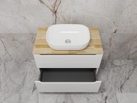 Тумба под раковину Style Line Бали 80 ЛС-00002339 подвесная Белый софт — фото 7, Мебель для ванной