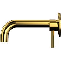 Смеситель для раковины Whitecross Y gold Y1216GL Золото — фото 2, Смесители