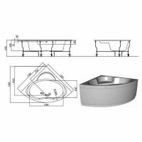 Акриловая ванна Kolpa San Royal 130х130 567360 без гидромассажа — фото 3, Акриловые ванны