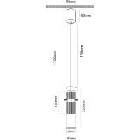 Товар: Подвесной светильник Maytoni Modern Dynamics MOD326PL-01B Прозрачный Черный матовый - фото 8 Подвесной светильник Maytoni Modern Dynamics MOD326PL-01B Прозрачный Черный матовый — фото 8, Подвесные светильники