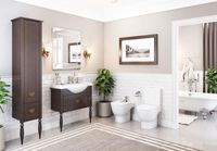 Товар: Шкаф пенал Roca America Evolution L 40 ZRU9302946 L Дуб темный шоколад - фото 3 Шкаф пенал Roca America Evolution L 40 ZRU9302946 L Дуб темный шоколад — фото 3, Пеналы для ванной комнаты