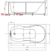 Товар: Акриловая ванна Aquatek Мартиника 180х90 MAR180-0000053 без гидромассажа без панелей с каркасом (разборный) со слив-переливом - фото 4 Акриловая ванна Aquatek Мартиника 180х90 MAR180-0000053 без гидромассажа без панелей с каркасом (разборный) со слив-переливом — фото 4, Ванны
