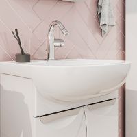 Тумба под раковину Volna Adel 50.2D tnADEL50.2D-01 Белая — фото 5, Тумбы под раковину