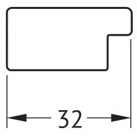 Зеркало Evoform Definite 59х59 BY 7484 в багетной раме - Черные дюны 32 мм — фото 5, Мебель для ванной