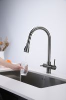 Смеситель для кухни Paulmark Lange La214212-GM Вороненая сталь — фото 7, Смесители для кухни