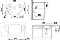 Кухонная мойка Blanco Zia 9 E 515074 Кофе — фото 3, Кухонные мойки