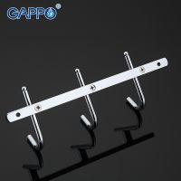 Вешалка для полотенец Gappo G201-3 Хром — фото 3, Крючки для полотенец