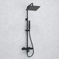 Товар: Душевая система WasserKRAFT с термостатом Черная матовая арт-A299.255.218.BM Thermo - фото 6 Душевая система WasserKRAFT с термостатом Черная матовая арт-A299.255.218.BM Thermo — фото 6, Душевые стойки