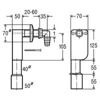Сифон Viega 452452 Белый — фото 2, Прочие комплектующие для слива и канализации