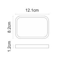 Мыльница WasserKRAFT Ems K-1629 Белая — фото 2, Мыльницы