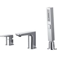 Смеситель на борт ванны Allen Brau Infinity 5.21008-00 Хром — фото 1, Смесители