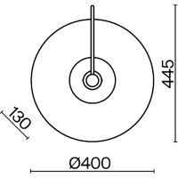 Товар: Настенный светильник Maytoni Modern Mare MOD305WL-01B Золото Черный - фото 7 Настенный светильник Maytoni Modern Mare MOD305WL-01B Золото Черный — фото 7, Бра