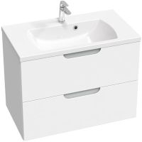 Тумба под раковину Ravak SD Classic II 80 X000001481 подвесная Белая Серая — фото 1, Тумбы под раковину