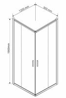 Товар: Душевой уголок Vincea Garda 120х90 VSS-1G9012CH профиль Хром стекло шиншилла - фото 9 Душевой уголок Vincea Garda 120х90 VSS-1G9012CH профиль Хром стекло шиншилла — фото 9, Душевые уголки