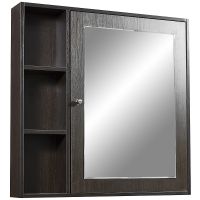 Зеркальный шкаф Stella Polar Монтоне 80 SP-00000158 Венге — фото 1, Зеркальные шкафы в ванную