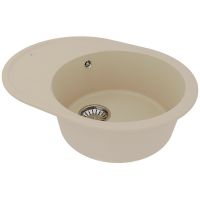 Товар: Кухонная мойка Lemark Lacha 620 9910050 Бежевая - фото 2 Кухонная мойка Lemark Lacha 620 9910050 Бежевая — фото 2, Кухонные мойки