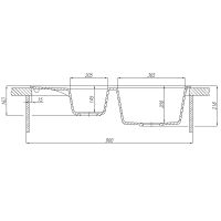Кухонная мойка Aquaton Делия 87 1A716232DE250 Серый шелк — фото 5, Кухонные мойки