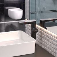 Товар: Смеситель для раковины Berges Morans с термостатом Черный матовый арт-076004 - фото 8 Смеситель для раковины Berges Morans с термостатом Черный матовый арт-076004 — фото 8, Смесители для раковины