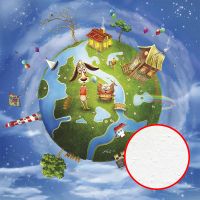 Фреска детская Ortograf Сказочная страна 4517 Фактура бархат FX Флизелин (2,7*2,7) Разноцветный, Мультимедия арт-4517 (бархат FX) — фото 1, Фрески