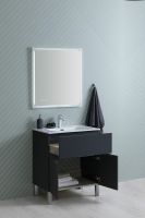 Тумба под раковину Aquanet Алвита New 70 303900 Антрацит — фото 12, Тумбы под раковину